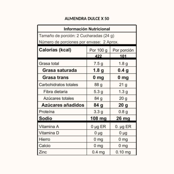 Second image of Almendras Dulces
