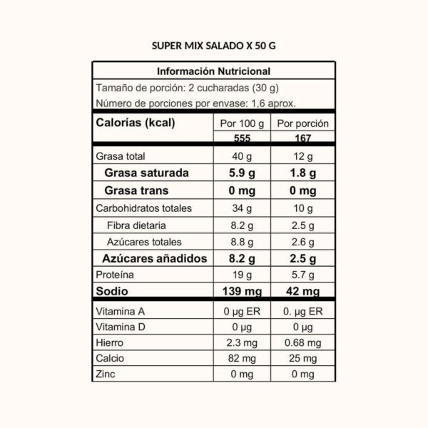 Second image of Super Mix Salado 50g