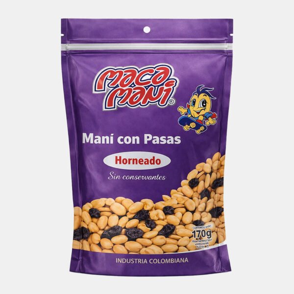 Maní con Pasas